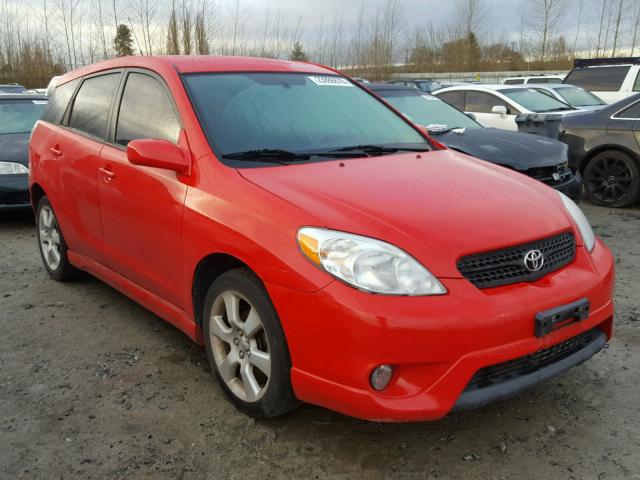 2T1KR32E87C644662 - 2007 TOYOTA MATRIX XR RED photo 1