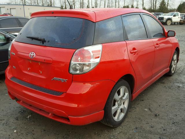 2T1KR32E87C644662 - 2007 TOYOTA MATRIX XR Rot Foto 4