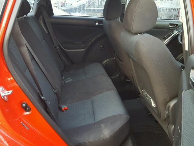 2T1KR32E87C644662 - 2007 TOYOTA MATRIX XR RED photo 6