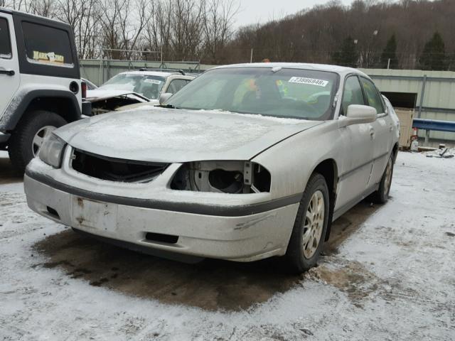 2G1WF52E919244549 - 2001 CHEVROLET IMPALA SILVER photo 2