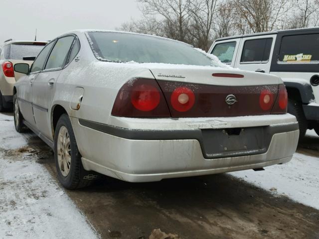 2G1WF52E919244549 - 2001 CHEVROLET IMPALA SILVER photo 3