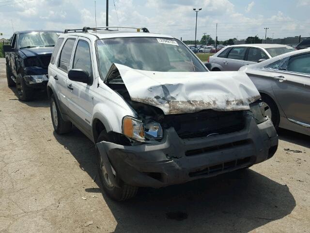 1FMYU04131KA94449 - 2001 FORD ESCAPE XLT WHITE photo 1