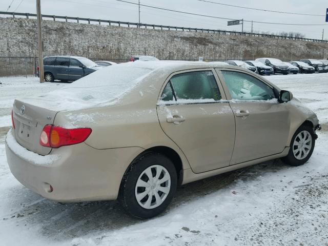 2T1BU4EE9AC364529 - 2010 TOYOTA COROLLA BA TAN photo 4