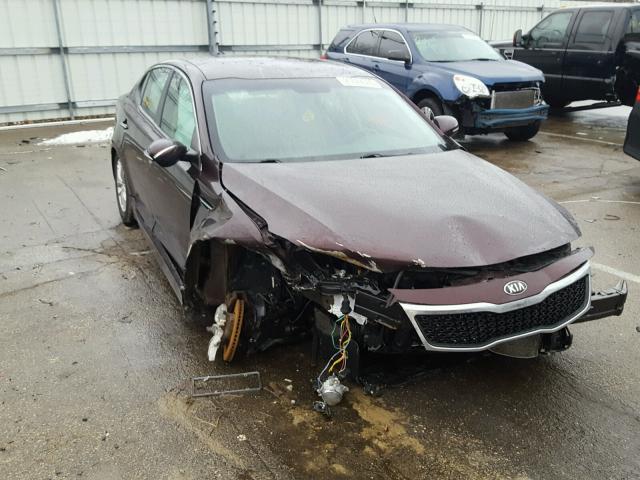 5XXGM4A76DG221466 - 2013 KIA OPTIMA LX BURGUNDY photo 1