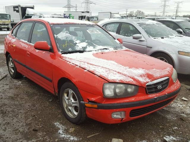 KMHDN55D01U029970 - 2001 HYUNDAI ELANTRA GL RED photo 1