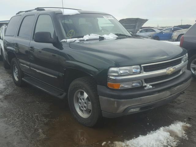 1GNEK13T61J152511 - 2001 CHEVROLET TAHOE K150 GREEN photo 1