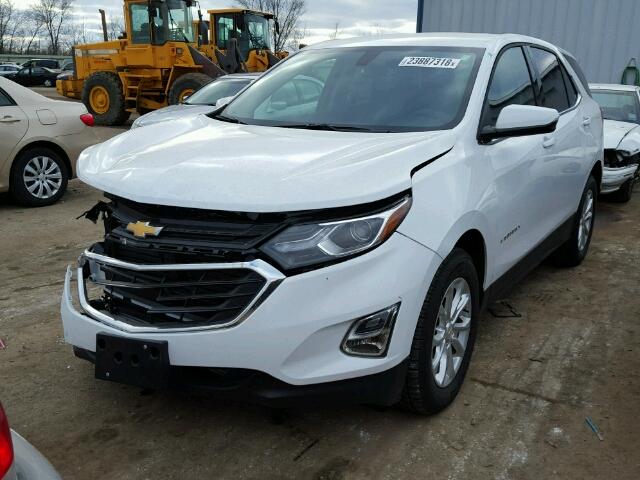 2GNAXJEV5J6226030 - 2018 CHEVROLET EQUINOX LT WHITE photo 2