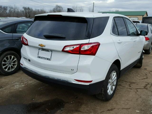 2GNAXJEV5J6226030 - 2018 CHEVROLET EQUINOX LT WHITE photo 4