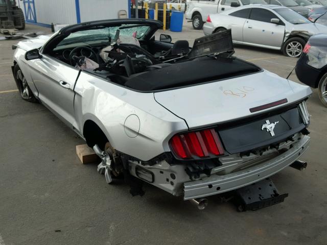 1FATP8EM1G5279996 - 2016 FORD MUSTANG SILVER photo 3