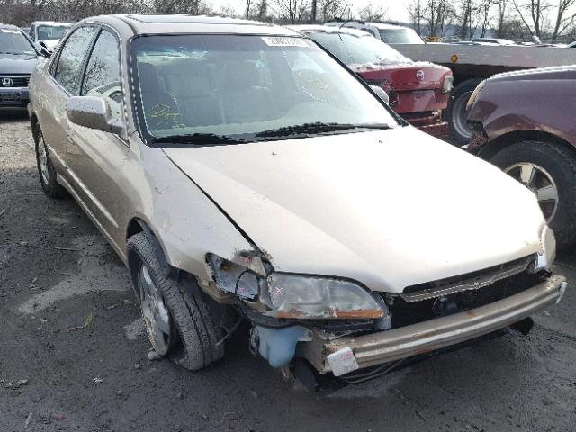 1HGCG1650YA061941 - 2000 HONDA ACCORD EX GOLD photo 1