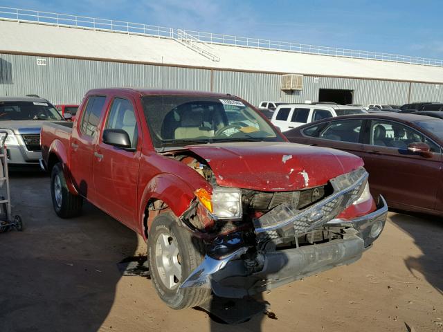 1N6AD07U26C407081 - 2006 NISSAN FRONTIER C RED photo 1