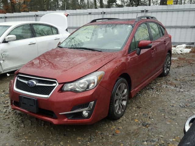 JF1GPAP6XG8244444 - 2016 SUBARU IMPREZA SP RED photo 2