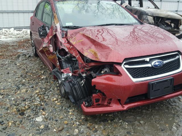 JF1GPAP6XG8244444 - 2016 SUBARU IMPREZA SP RED photo 9