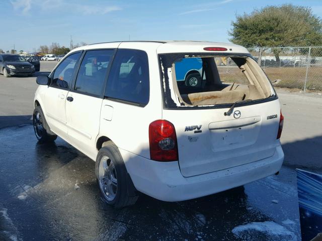 JM3LW28G7Y0148965 - 2000 MAZDA MPV WAGON WHITE photo 3