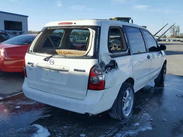 JM3LW28G7Y0148965 - 2000 MAZDA MPV WAGON WHITE photo 4