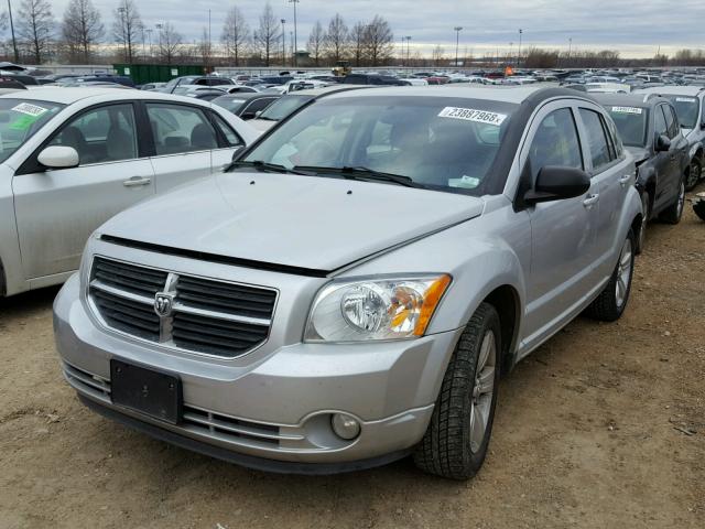 1B3CB3HA3BD182683 - 2011 DODGE CALIBER MA SILVER photo 2