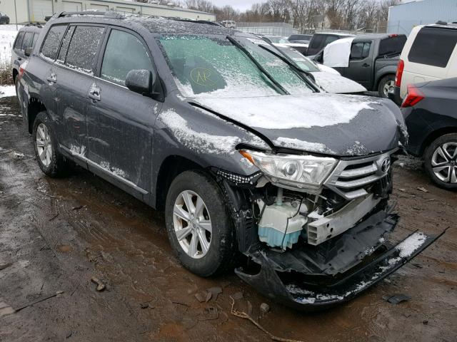 5TDBK3EH6CS112256 - 2012 TOYOTA HIGHLANDER CHARCOAL photo 1