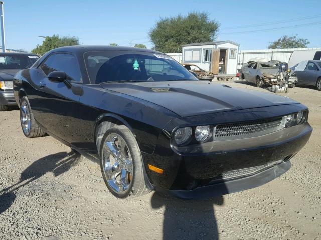 2C3CDYAG6EH299576 - 2014 DODGE CHALLENGER BLACK photo 1