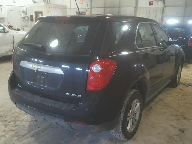 2GNALAEK5E6327818 - 2014 CHEVROLET EQUINOX LS BLACK photo 4