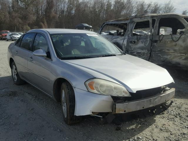 2G1WT58K269174924 - 2006 CHEVROLET IMPALA LT SILVER photo 1