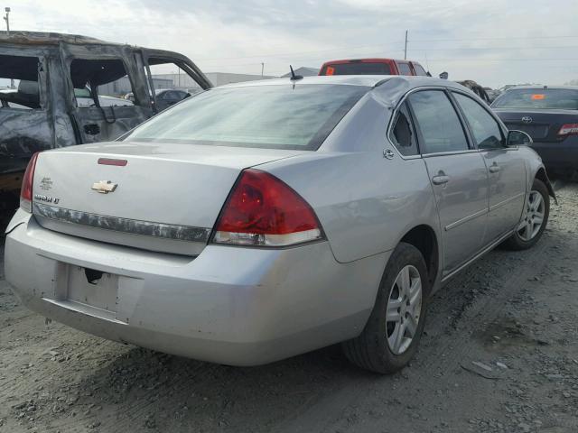 2G1WT58K269174924 - 2006 CHEVROLET IMPALA LT SILVER photo 4