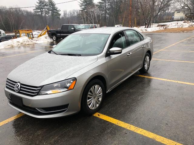 1VWAT7A35EC091282 - 2014 VOLKSWAGEN PASSAT S ვერცხლისფერი ფოტო 2