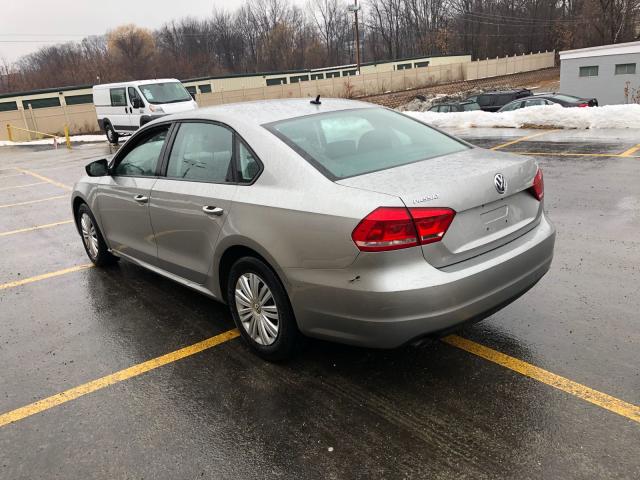1VWAT7A35EC091282 - 2014 VOLKSWAGEN PASSAT S ვერცხლისფერი ფოტო 3