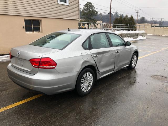 1VWAT7A35EC091282 - 2014 VOLKSWAGEN PASSAT S ვერცხლისფერი ფოტო 4