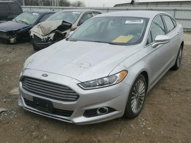 3FA6P0K96GR320201 - 2016 FORD FUSION TIT SILVER photo 2