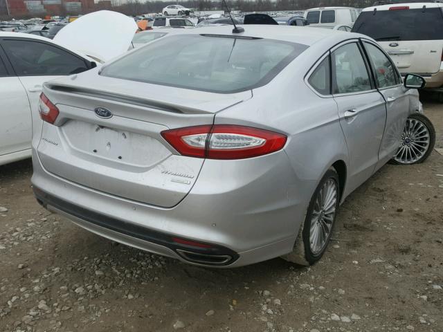 3FA6P0K96GR320201 - 2016 FORD FUSION TIT SILVER photo 4