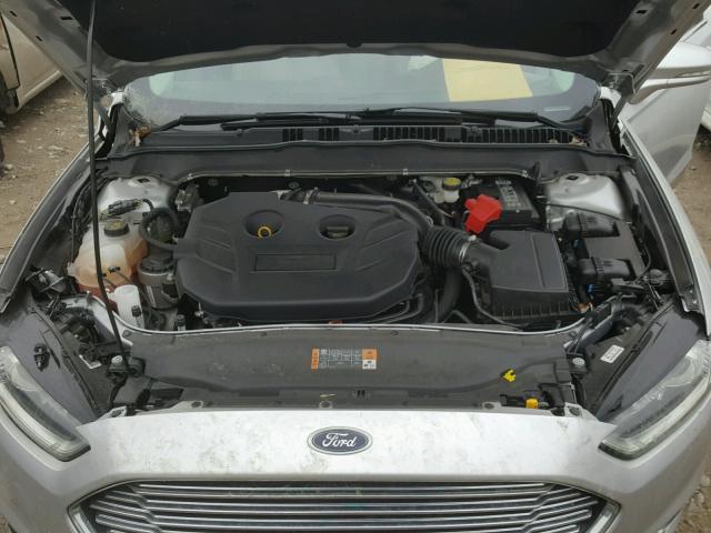 3FA6P0K96GR320201 - 2016 FORD FUSION TIT SILVER photo 7