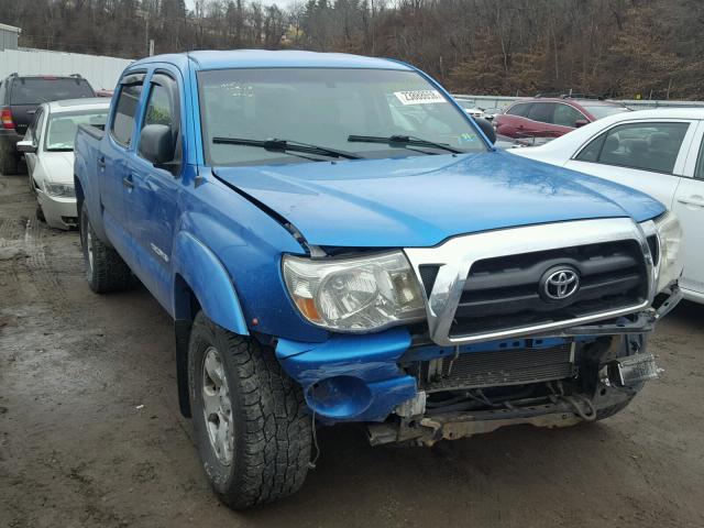 5TELU42N18Z566536 - 2008 TOYOTA TACOMA DOU BLUE photo 1