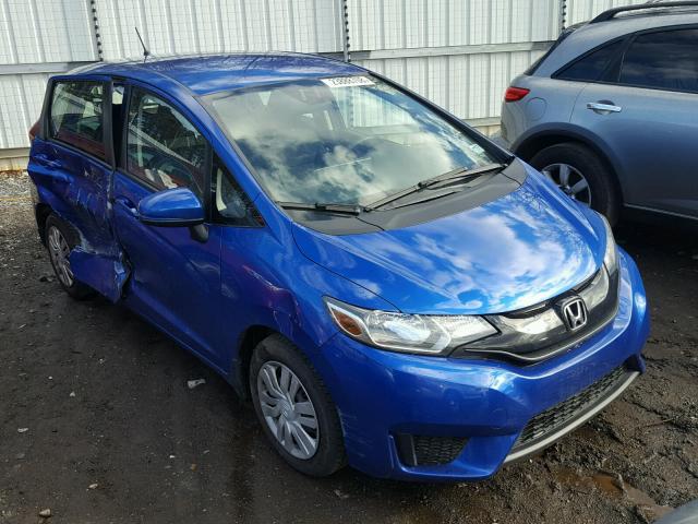 JHMGK5H53GX020698 - 2016 HONDA FIT LX BLUE photo 1