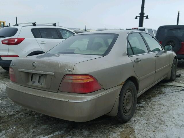 JH4KA965X2C800382 - 2002 ACURA 3.5RL BEIGE photo 4