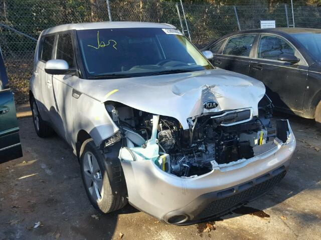 KNDJN2A27E7708164 - 2014 KIA SOUL SILVER photo 1