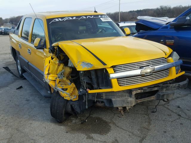 3GNEK13T03G234061 - 2003 CHEVROLET AVALANCHE YELLOW photo 1