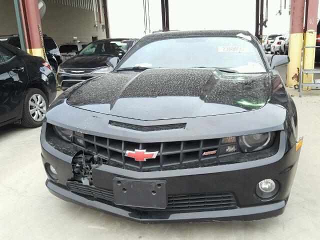 2G1FK1EJ3D9222628 - 2013 CHEVROLET CAMARO 2SS BLACK photo 9