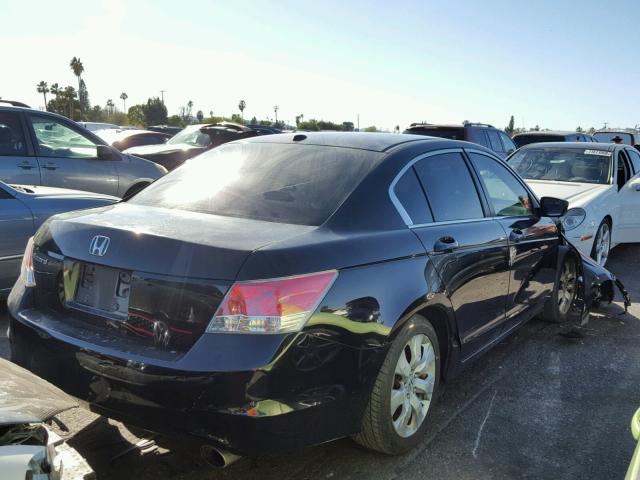 1HGCP2F80AA095156 - 2010 HONDA ACCORD EXL BLACK photo 4