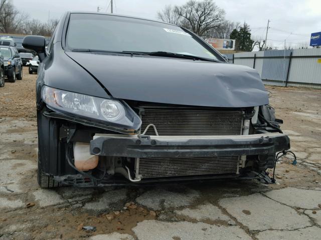 2HGFA1F58AH560167 - 2010 HONDA CIVIC LX BLACK photo 9