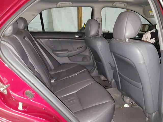 1HGCM66517A091311 - 2007 HONDA ACCORD EX RED photo 6