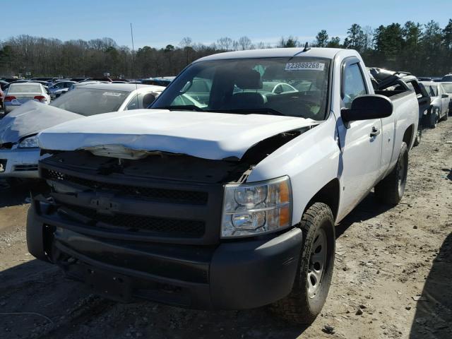 1GCEC14018E115282 - 2008 CHEVROLET SILVERADO WHITE photo 2