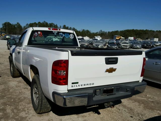 1GCEC14018E115282 - 2008 CHEVROLET SILVERADO WHITE photo 3