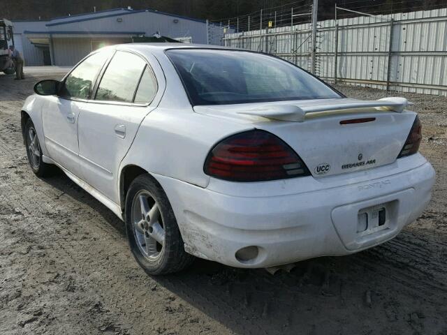 1G2NF52E54M512768 - 2004 PONTIAC GRAND AM S WHITE photo 3