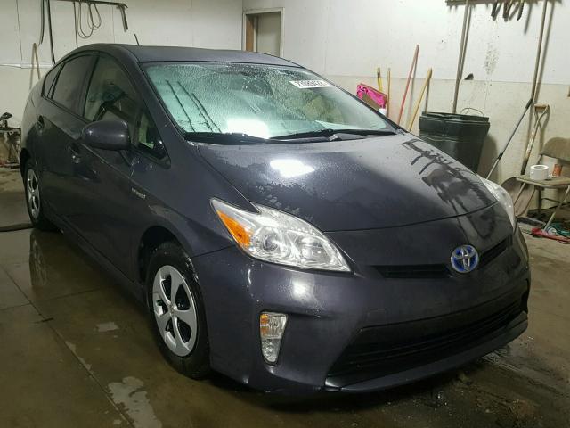 JTDKN3DU7C5428745 - 2012 TOYOTA PRIUS GRAY photo 1