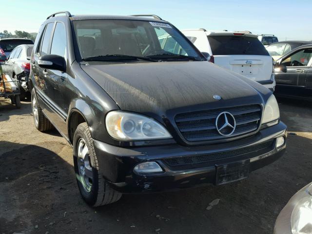 4JGAB57E14A495415 - 2004 MERCEDES-BENZ ML 350 BLACK photo 1