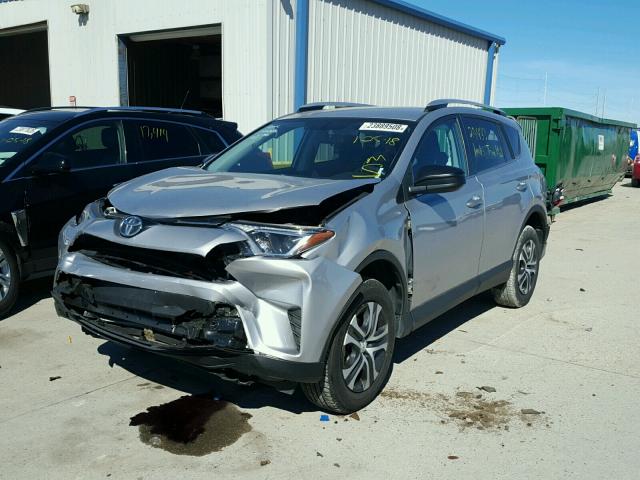 2T3ZFREV3GW287080 - 2016 TOYOTA RAV4 LE GRAY photo 2