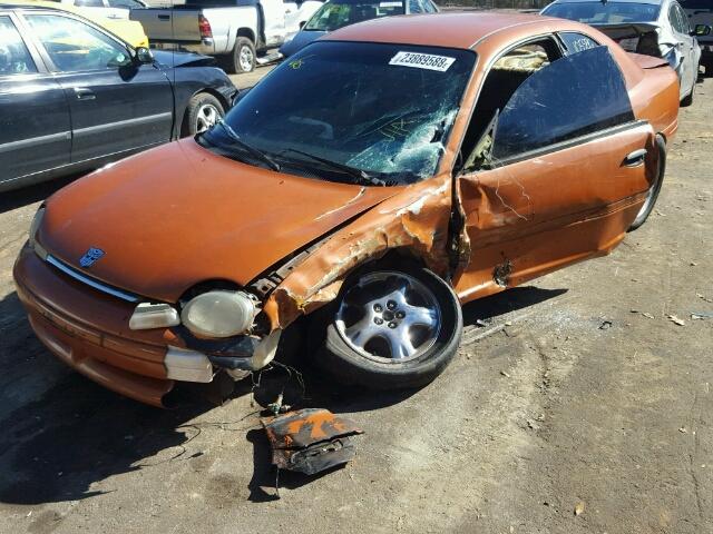 1B3ES22C8TD509898 - 1996 DODGE NEON ORANGE photo 9