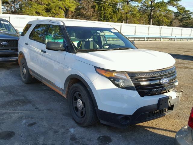 1FM5K8AR3DGA89874 - 2013 FORD EXPLORER P WHITE photo 1