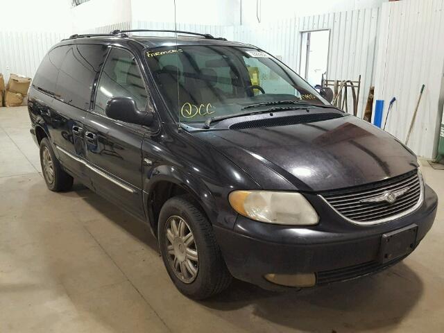 2C4GP54L54R517995 - 2004 CHRYSLER TOWN & COU BLACK photo 1