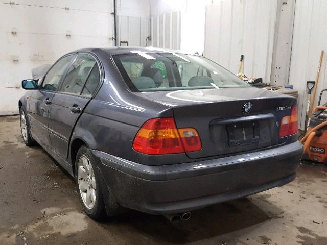 WBAEU33412PF64485 - 2002 BMW 325 XI SILVER photo 3